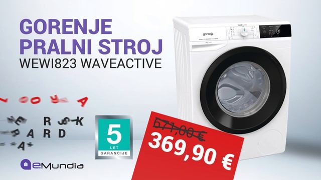 Pralni stroj Gorenje WEWI823 WAVEACTIVE смотреть онлайн