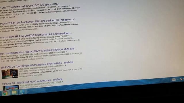 HP ENVY 20-d113w TouchSmart All-in-One Desktop PC Review смотреть онлайн