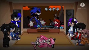 aphmau and friends react fnf vs sonic exe part 3