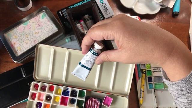 DIY travel watercolor palettes 🎨 смотреть онлайн