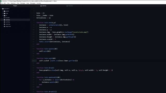 Adding Collectable Coins! - (2021) How To Make A PLATFORMER GAME (Love2D) 4/6 смотреть онлайн
