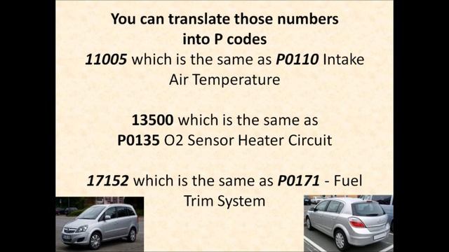 Read Vehicle Error code Codes (1) for cars 2005 onward смотреть онлайн