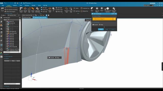 Siemens NX - McLaren Concept E Zero Car Surface Modeling смотреть онлайн