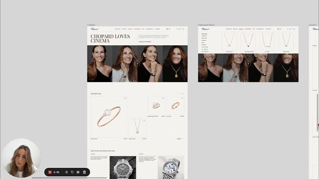 CHOPARD — Презентация редизайна интернет-магазина [Школа дизайна UPROCK] смотреть онлайн