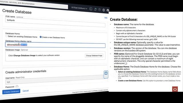 Create Oracle Database on Exadata Database Service on Dedicated Infrastructure смотреть онлайн