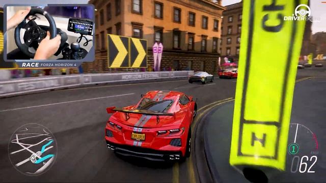 Racing - Chevrolet Corvette C8 Stingray 2020 - Logitech G920 смотреть онлайн