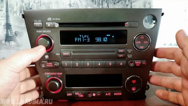 Магнитола LEGACY / OUTBACK USB AUX BLUETOOTH (S510BT) дорестайл смотреть онлайн