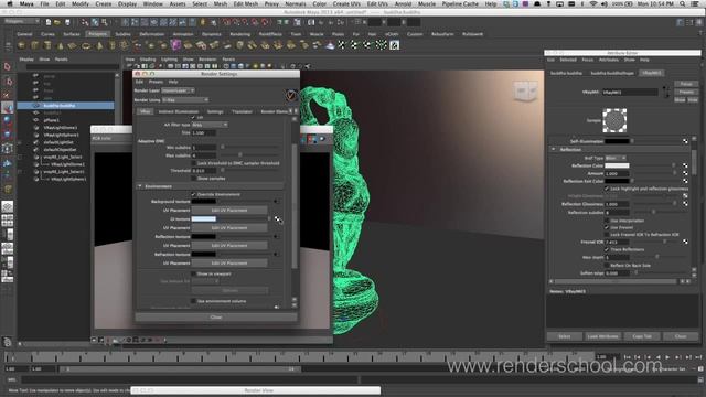 07 VRAY for Maya Rendering Tutorial Series for Beginners - Environment Overrides смотреть онлайн