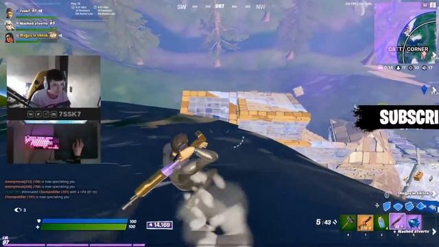 ВЕЛИКОЛЕПНАЯ ИГРА НАШИХ СНГ ИГРОКОВ В ФОРТНАЙТ 7SSK7, A1VERTV И OLEGPUSIIL, FORTNITE смотреть онлайн