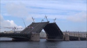 Питер Развод моста Дворцового  Песня Розенбаума  "Про Питер"