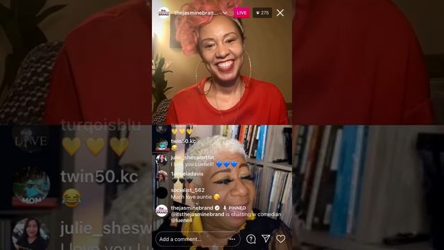 LUENELL SHARES HOW SHE STARTED HER CAREER IN COMEDY ON INSTAGRAM LIVE 02/03/21! смотреть онлайн
