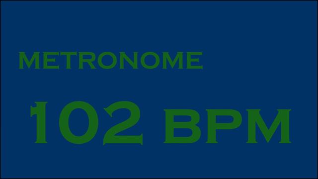 METRONOME 102 BPM смотреть онлайн