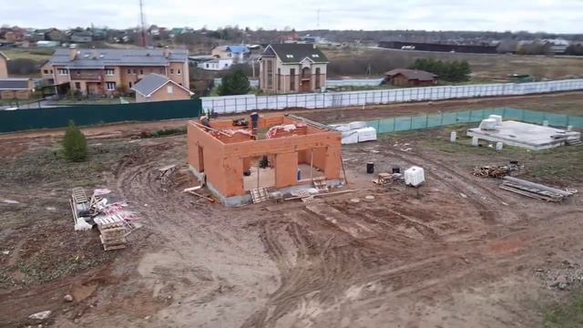 Строительные работы на 20 и 69 участках в КП Давыдово смотреть онлайн