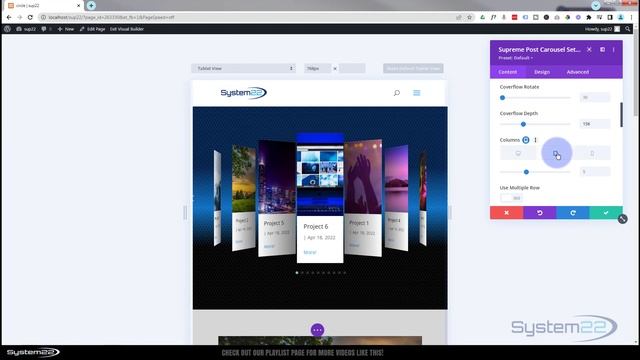 Best Swipe Friendly 3D Post Carousel Divi Theme смотреть онлайн