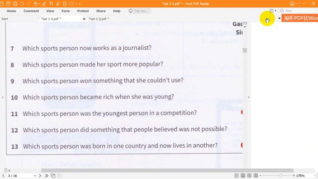 A2 Key for schools Trainer Test 3 Part 2 смотреть онлайн