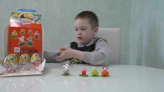 NEW! Пасхальные киндер сюрпризы! Весна 2018! Распаковка, собрали всю коллекцию! смотреть онлайн