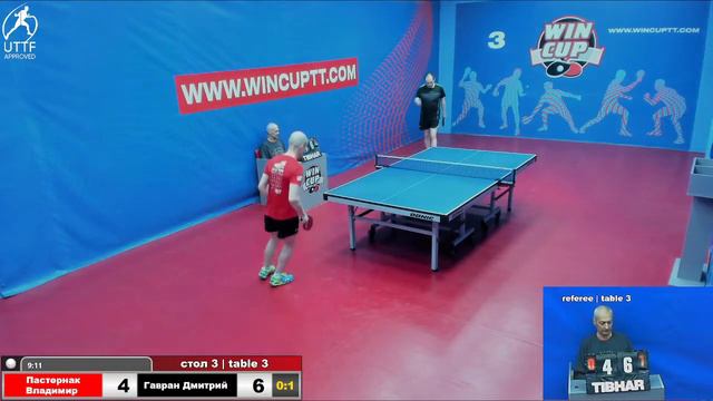 Пастернак Владимир 0-3 Гавран Дмитрий Турнир Восток 3 WINCUP 20.12.21 ПрямаяТрансляция Зал3 смотреть онлайн