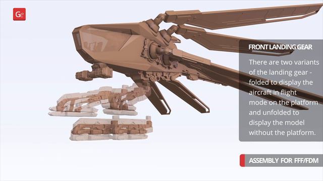 Ornithopter Dune 3D Printing Model | Assembly by Gambody смотреть онлайн