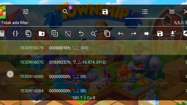 TOWNSHIP HACK*PIRATE TREASURE DELETE BLACKMARK UNLIMITED T-CASH #townshiphack #gameguardian