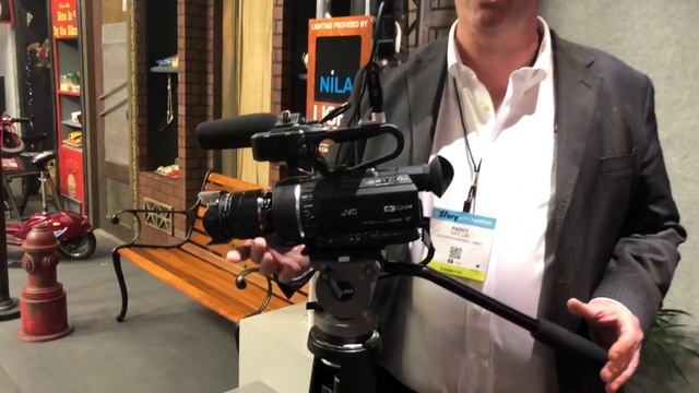 GY-LS300CHE 4K camcorder with Atomos Ninja V plus | JVC Pro смотреть онлайн