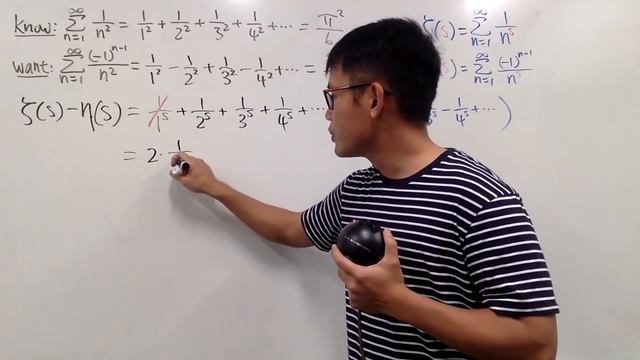 1-1/4+1/9-1/16+... (zeta function & eta function) смотреть онлайн