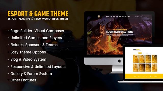 eSport - Gaming WordPress Theme | Themeforest Website Templates and Themes смотреть онлайн
