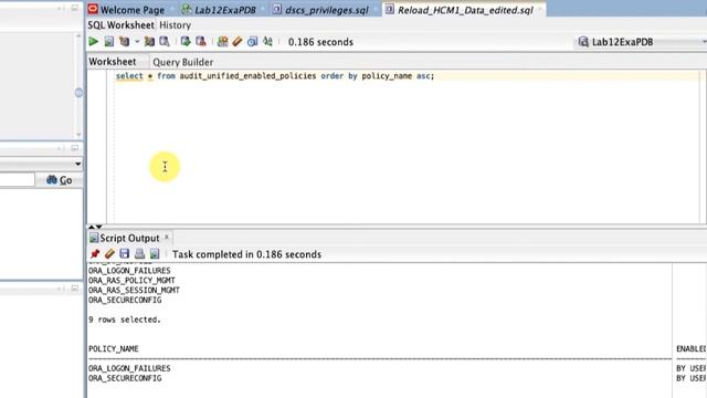 Lab 12-5 Provision Audit and Alert Policies and Configure an AT in ODS смотреть онлайн