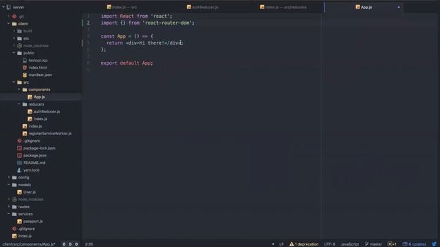 Node with React React Router Setup (067) смотреть онлайн