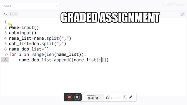 PROGRAMMING IN PYTHON || WEEK 4 || GRADED ASSIGNMENT SOLUTION|| IIT MADRAS ONLINE BSC DEGREE | GRPA смотреть онлайн