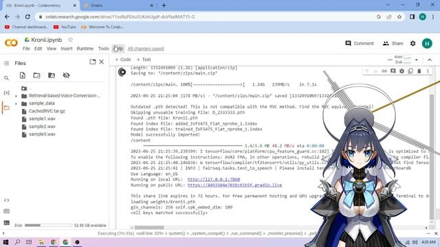 Ouro Kronii AI Voice Model - RVC 1-CLICK Google Colab Setup смотреть онлайн