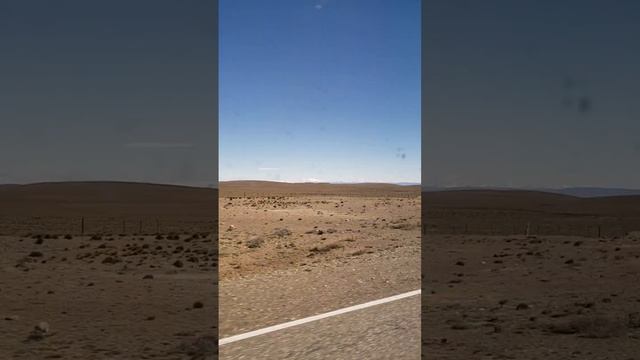 Дорога в Эль Калафате. Аргентина. Патагония. смотреть онлайн