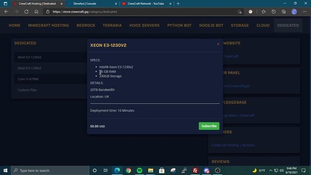 Standard Minecraft servers VS Dedicated Servers | CrewCraft Hosting смотреть онлайн