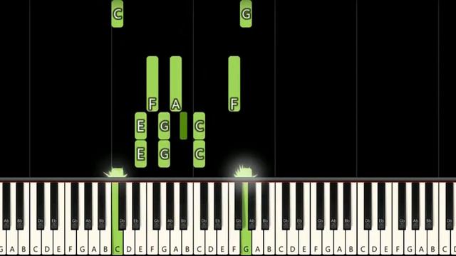 O Du Lieber Augustin (Austrian Trad.) Easy Piano Tutorial For Beginners - Learn Piano and Keyboard смотреть онлайн