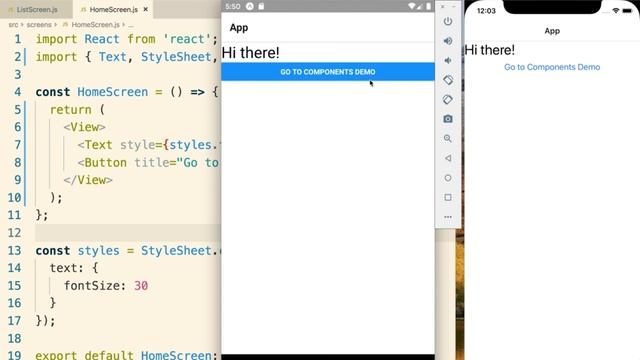 [React Native + Hooks] Buttons in Action смотреть онлайн