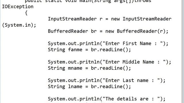 [2020]-Programming in JAVA - BufferedReader class Practice смотреть онлайн