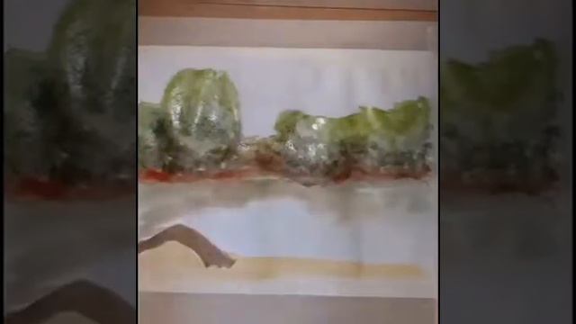 Акварель для начинающих. Река Урал. смотреть онлайн