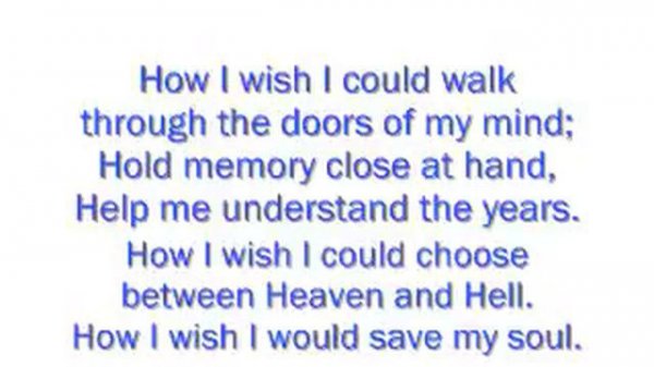 James Blunt - Tears And Rain Lyrics Video