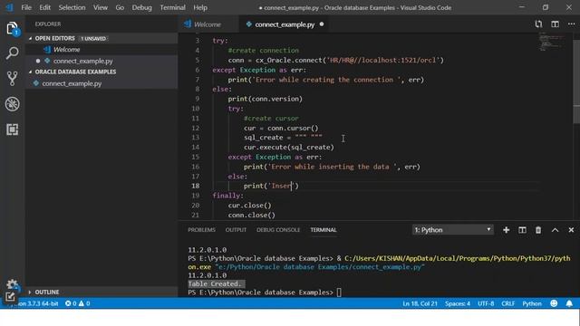Python programming | Insert data into database table using python смотреть онлайн