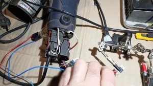 Ремонт регулятора оборотов болгарки  Wintech WAG 125NF.