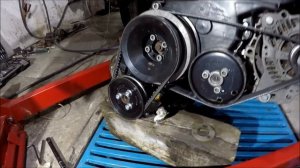 AFN 1.9TDI на Т4.Свап мотора,6часть.Шкивы,регулировка,ремни,крышка клапанов.