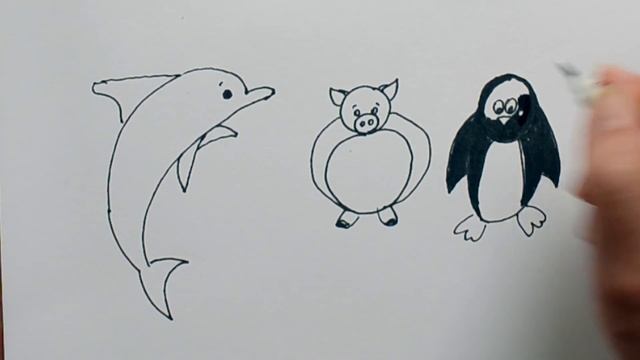 Превращаем ЦИФРЫ в забавных ЖИВОТНЫХ ? Рисуем легко и весело! смотреть онлайн