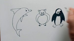 Превращаем ЦИФРЫ в забавных  ЖИВОТНЫХ ? Рисуем легко и весело!