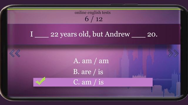 1 Elementary Grammar test To be am, is, are смотреть онлайн