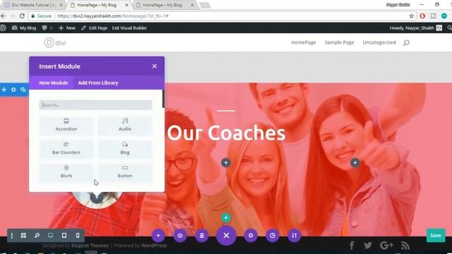 How to Make a WordPress Website. Free Theme Divi, Elementor Page Builder Tutorial смотреть онлайн