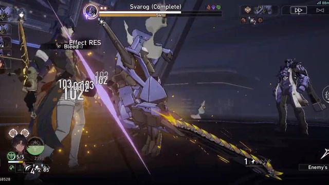 Honkai Rail Star Solo blade Gameplay (っ－＿－)っ смотреть онлайн