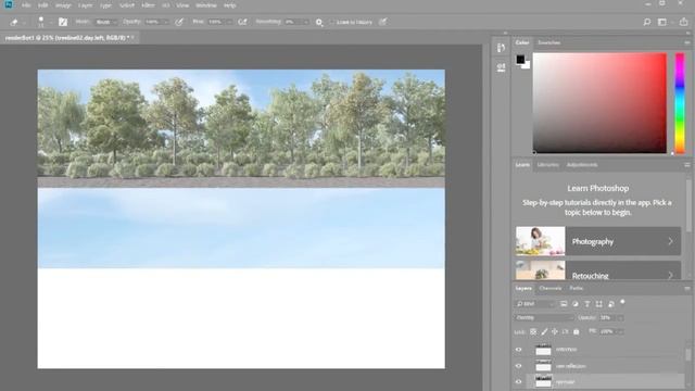 Automating Photoshop Composition Using AI