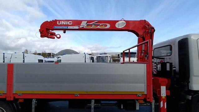 Кран-манипулятор Unic 374 на шасси Hyundai Mighty EX8 смотреть онлайн