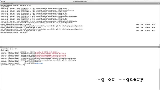 Greenplum: Installing GPDB's backup and restore utilities смотреть онлайн