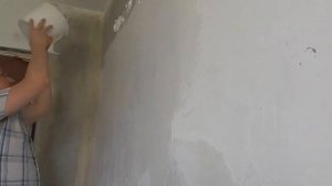 Шпаклевка стен под обои по-китайски. 15 кв.м. за 10 минут.