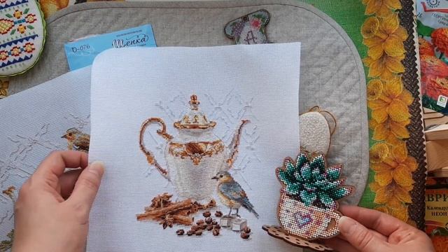 Весна опять пришла: рукодельные итоги марта 2023, вышивка крестом смотреть онлайн